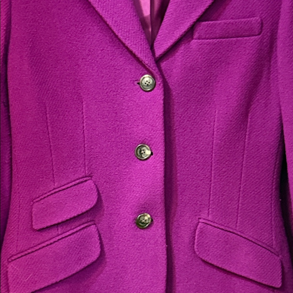 Ralph Lauren Magenta Blazer - Picture 3 of 7